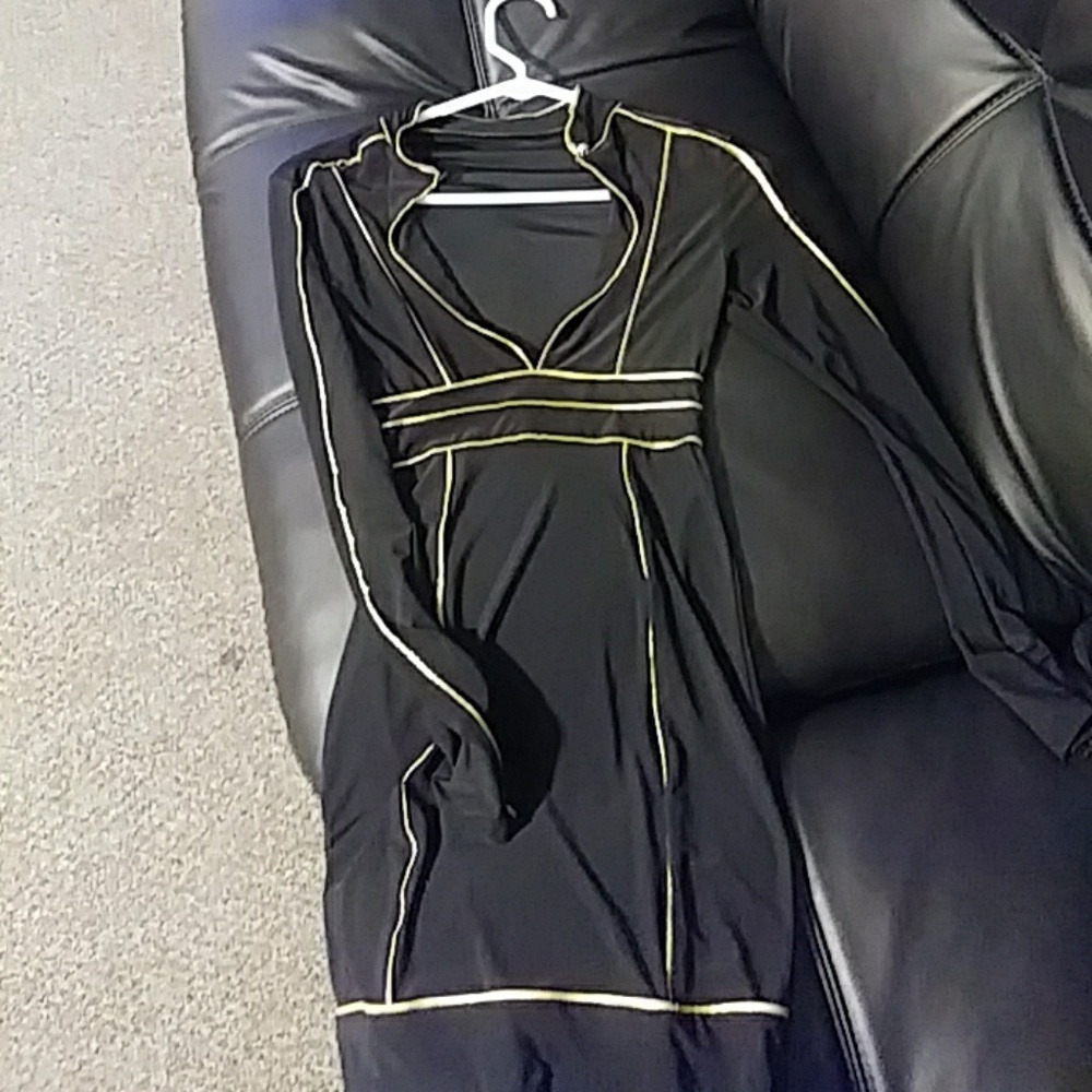Sexxxxyy black silk dress